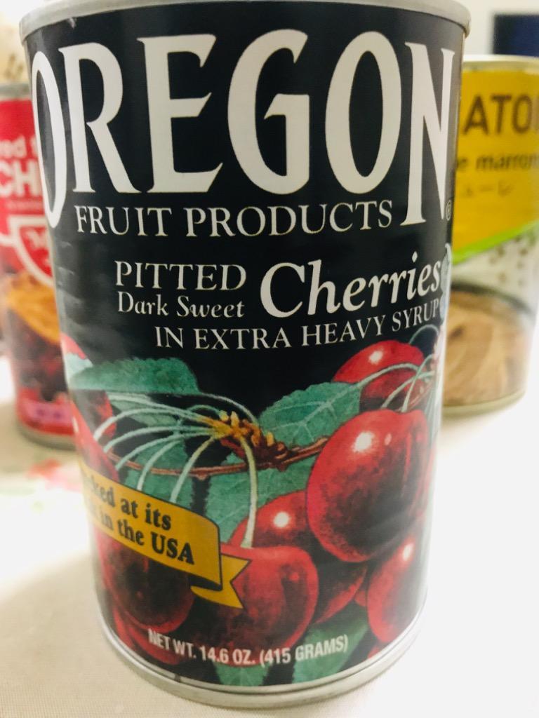 オレゴン ダークスウィートチェリー#300 4号缶 440g シラップづけ