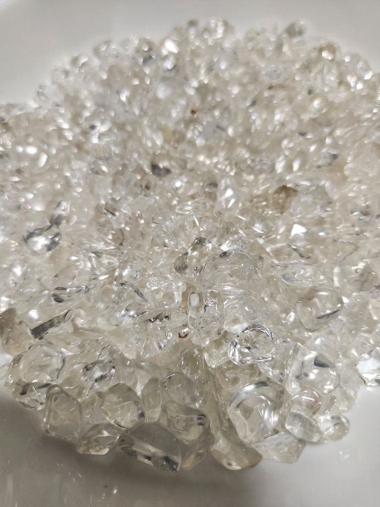 天然石 水晶 さざれ石 天然 ブラジル産 AAAAA 500g 水晶さざれ 浄化用