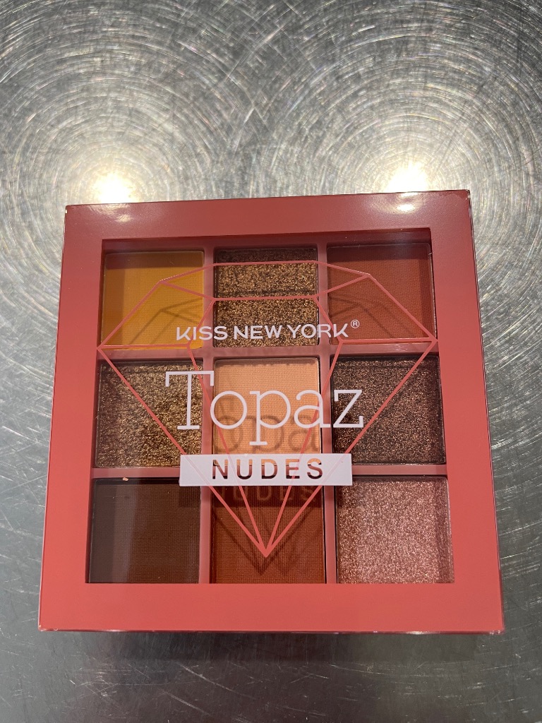 HERMESアイシャドウパレット ギフトボックス込み♥ KISS NEW YORK キス ニューヨーク ジュエリーパレット トパーズ