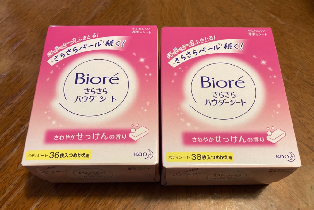 Biore ビオレ さらさらパウダーシート さわやかせっけんの香り