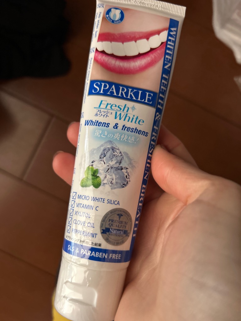 SPARKLE スパークル フレッシュホワイト 100g 歯磨き粉 □使用期限