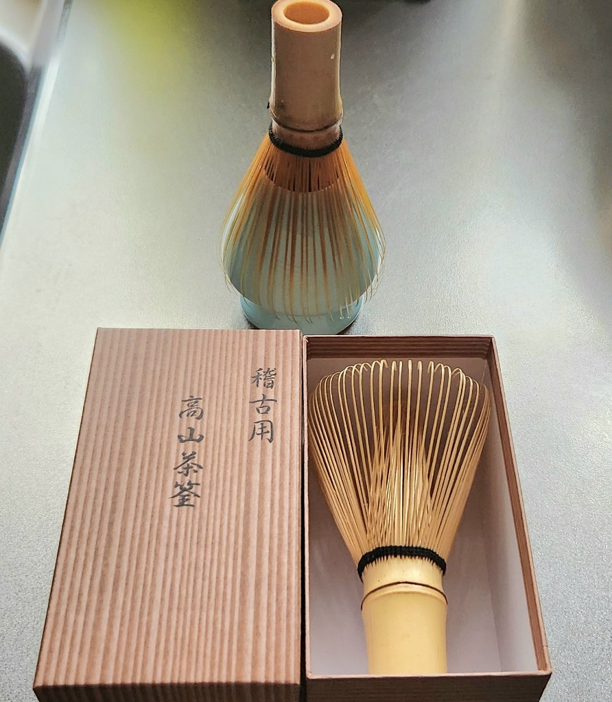 e2259 古清水 茶筅形 徳利 一対 高さ9cm 木箱入り 茶筅徳利 U-ts01150-01.jpg