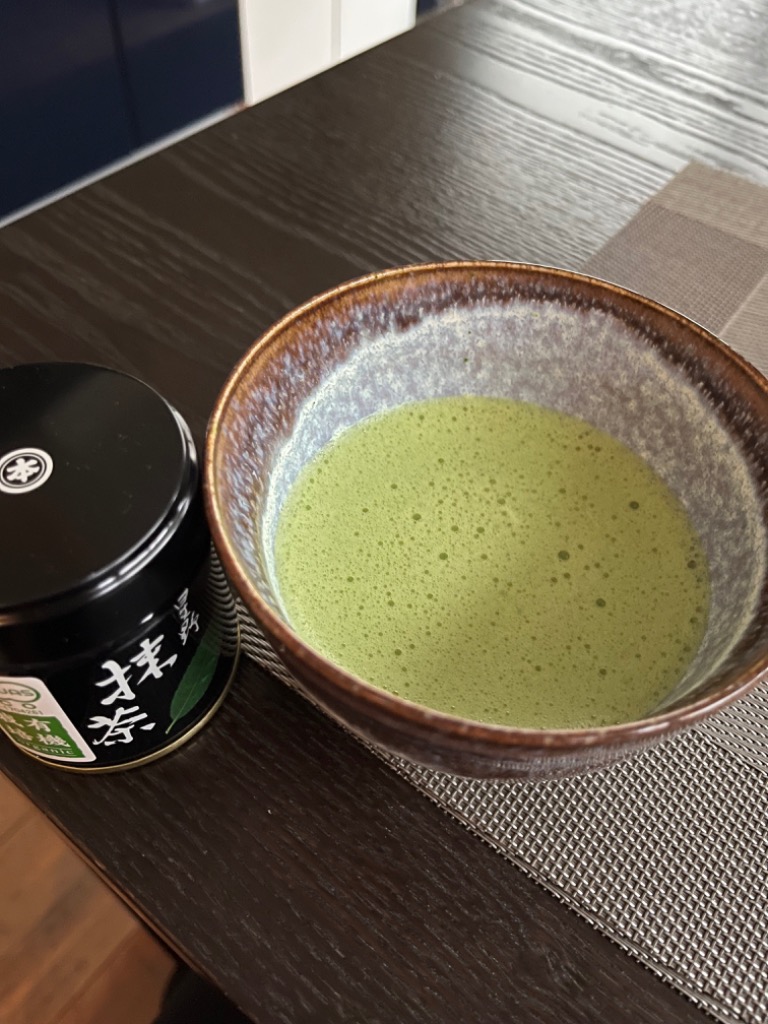 抹茶 星野製茶園 福岡 八女 JAS有機栽培抹茶 40g缶詰 Organic yame