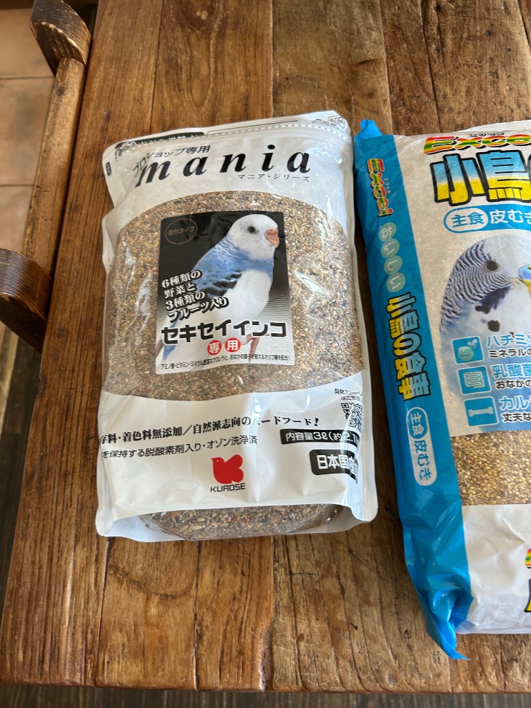 黒瀬ペットフード mania セキセイインコ 3L 鳥 フード エサ 餌