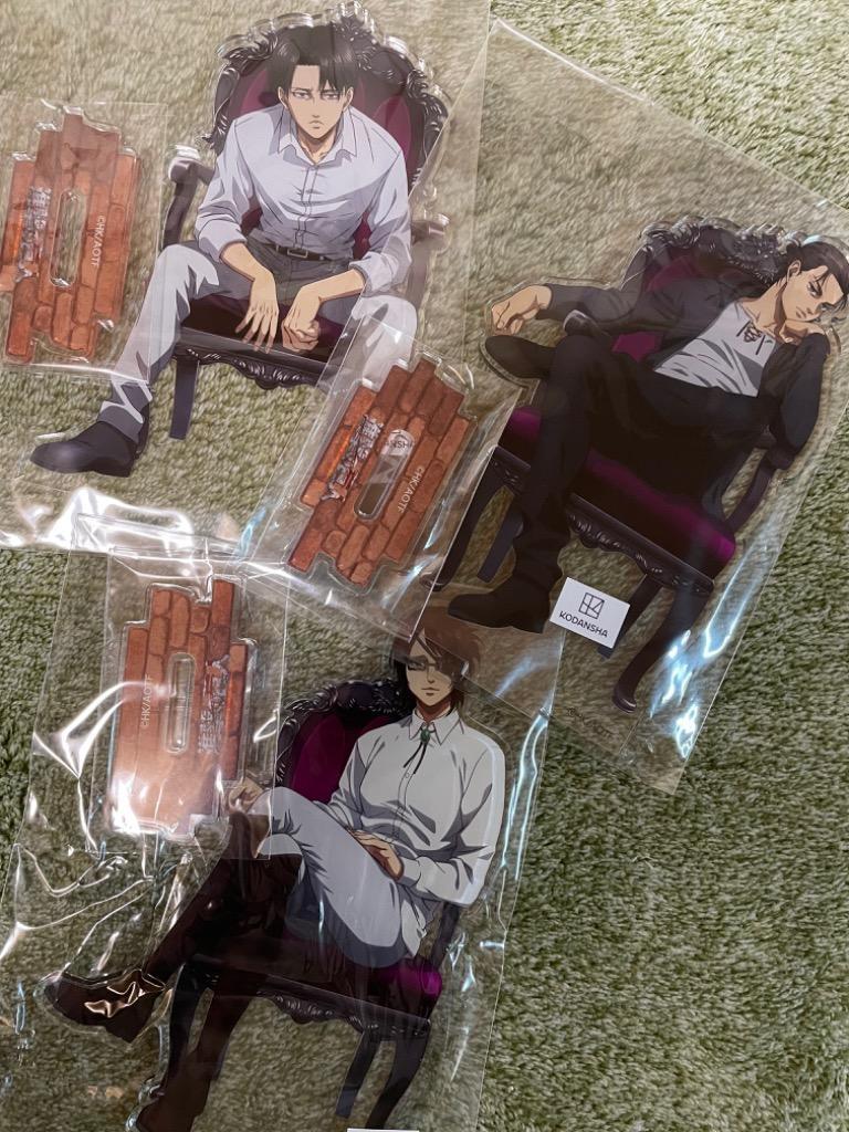 進撃の巨人等身グッズ2アクリルスタンド : キャラウムカフェ