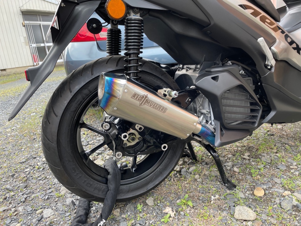 Redmufflers YAMAHA AEROX 155 connected フルエキゾーストマフラー フルシステムマフラー ブルームーン