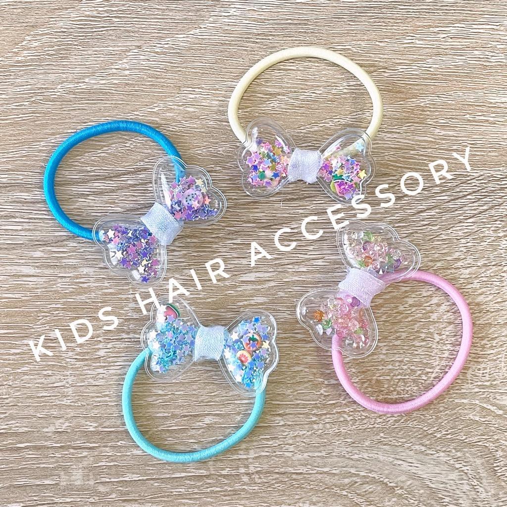 キッズ 子供 クリアビニールラメパーツ 8個入り ハンドメイド 手芸材料 アクセサリー 小物 デコレーション pt-1266 送料無料（一部地域を除く）