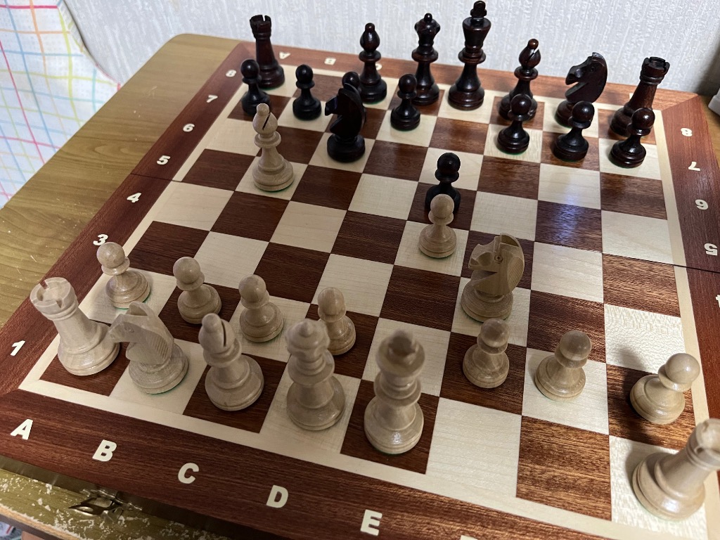 ChessJapan チェスセット 木製 トーナメントNo.3 35cm : チェス