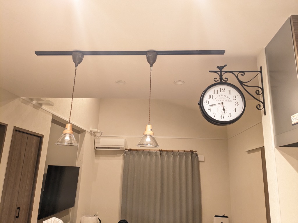 両面電波掛け時計 manbo-ana 電波時計 無音 プレゼント 壁掛け