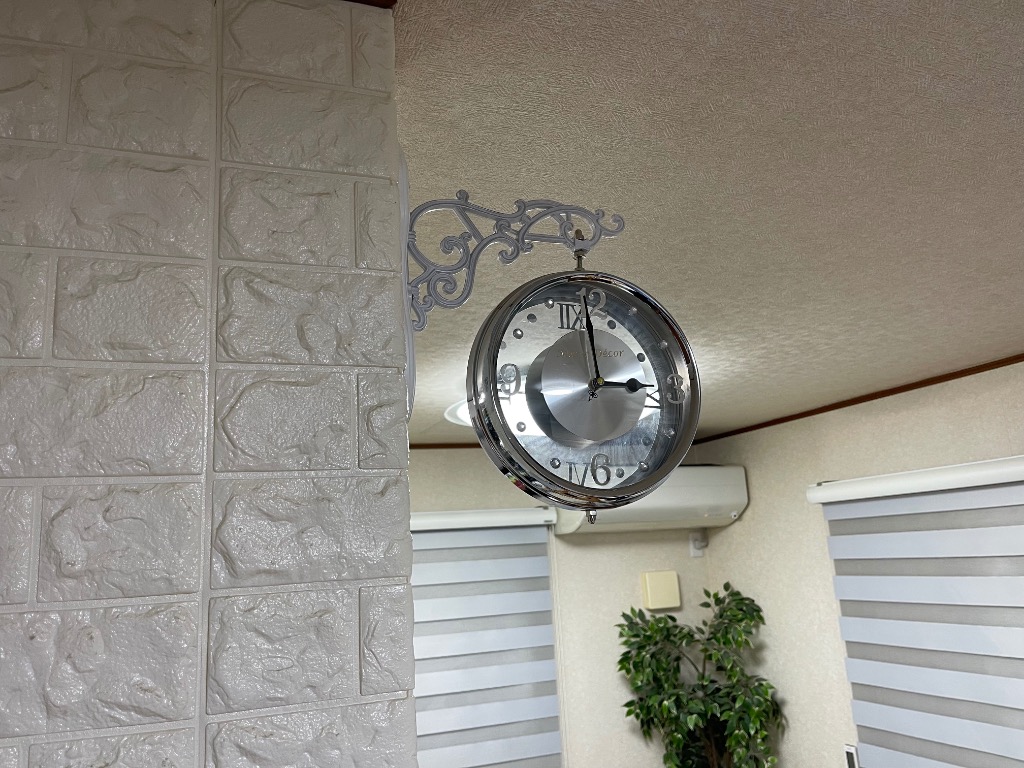 両面時計 ヌード 両面時計YTN 壁掛け時計 楽天市場】ヌード 両面時計YTN 壁掛け時計 掛け時計 スケルトン