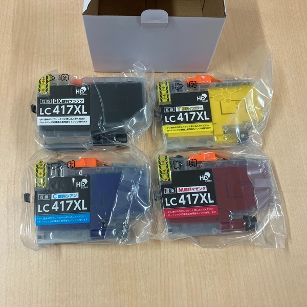 brother LC417XL (純正各色単品大容量インク 4本セット新品②) Amazon.co.jp: 【Amazon.co.jp限定】 Brother用 ブラザーLC417XL