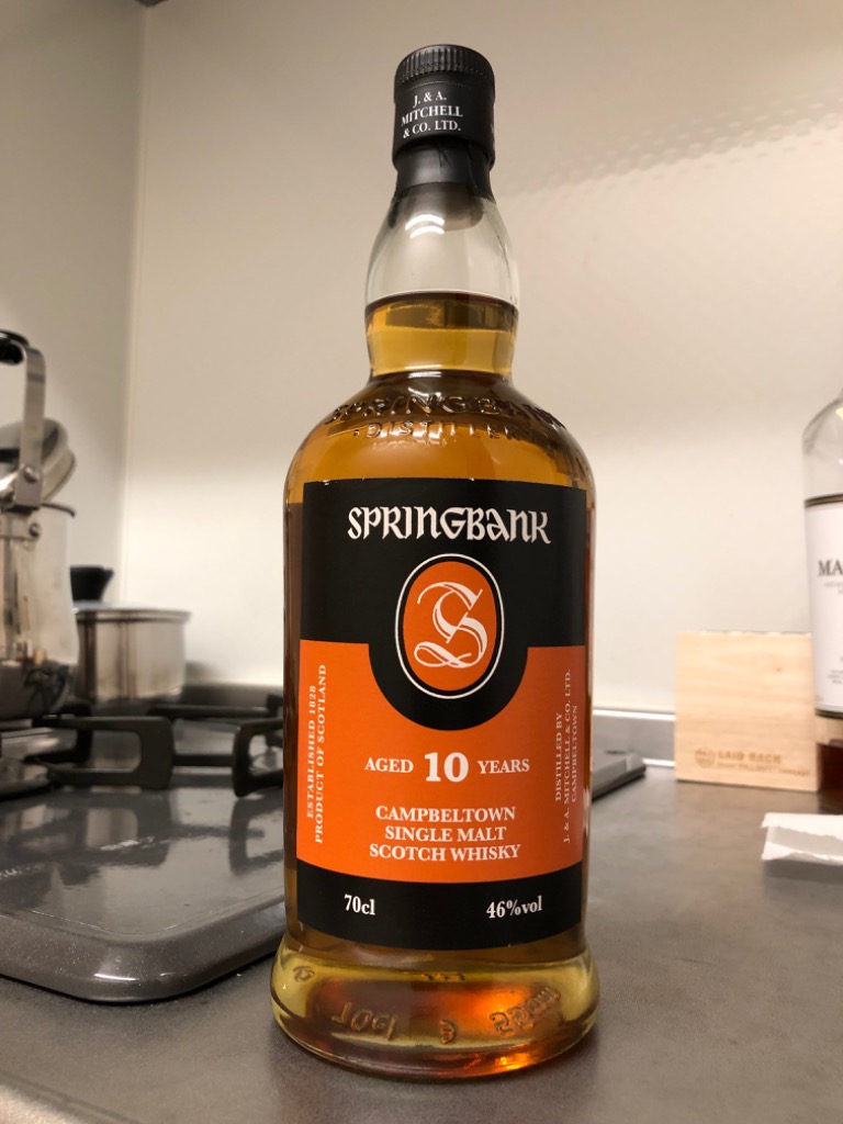 【未開封】SPRINGBANK 10年 700ml 箱無し Amazon.co.jp: シングルモルトスコッチ [箱なし] スプリング