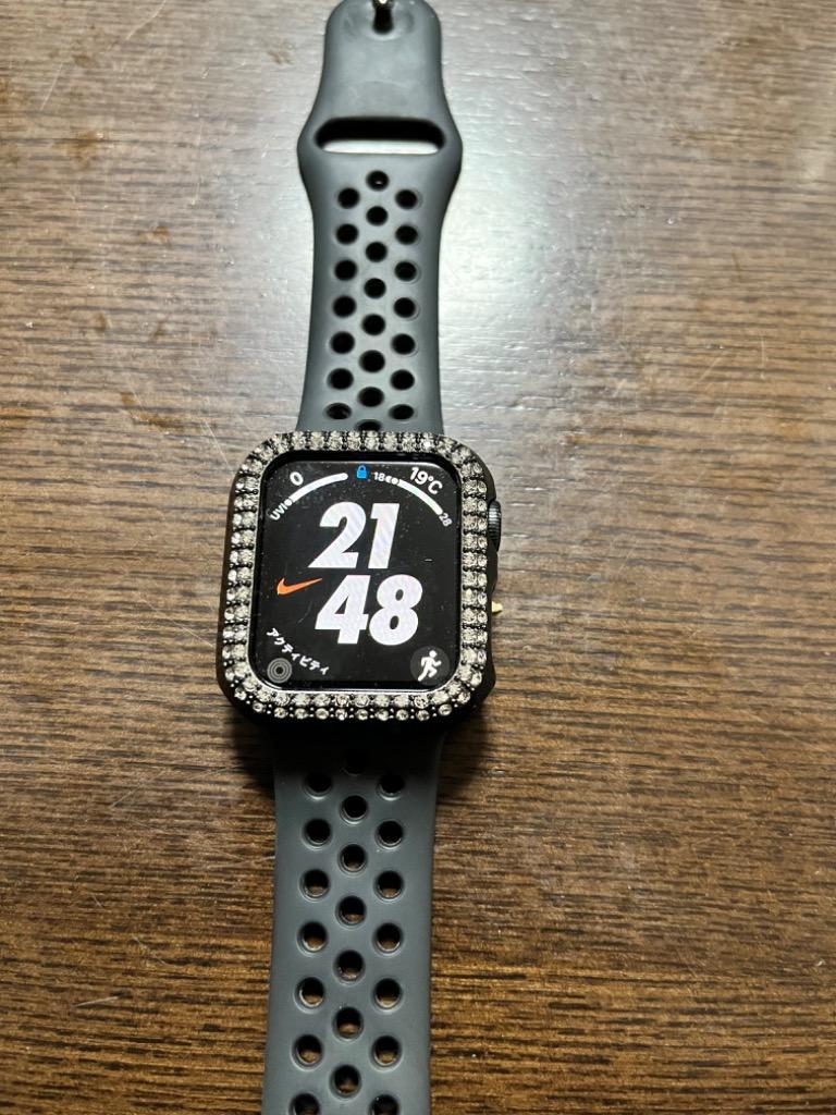 Apple Watch Series 10 9 8 7 キラキラ保護カバー バンパー