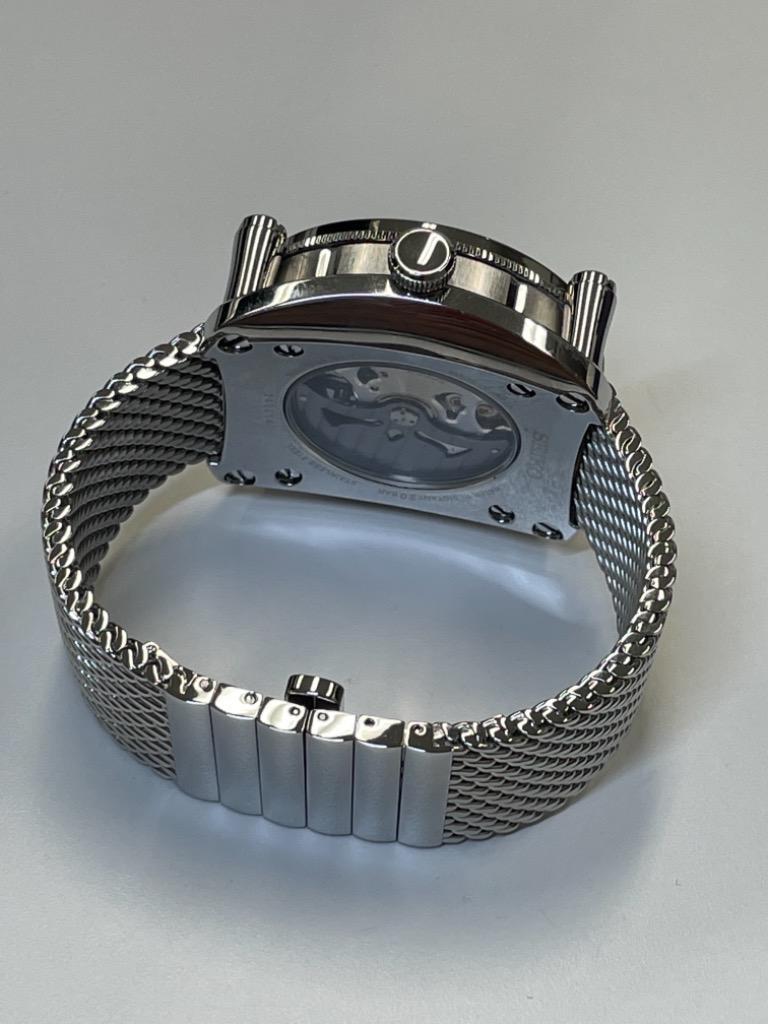 時計 ベルト バンド HERMANN STAIB（ドイツ製）プッシュ式バックル メッシュ・ブレスレット 18.20.22.24mm ステンレス