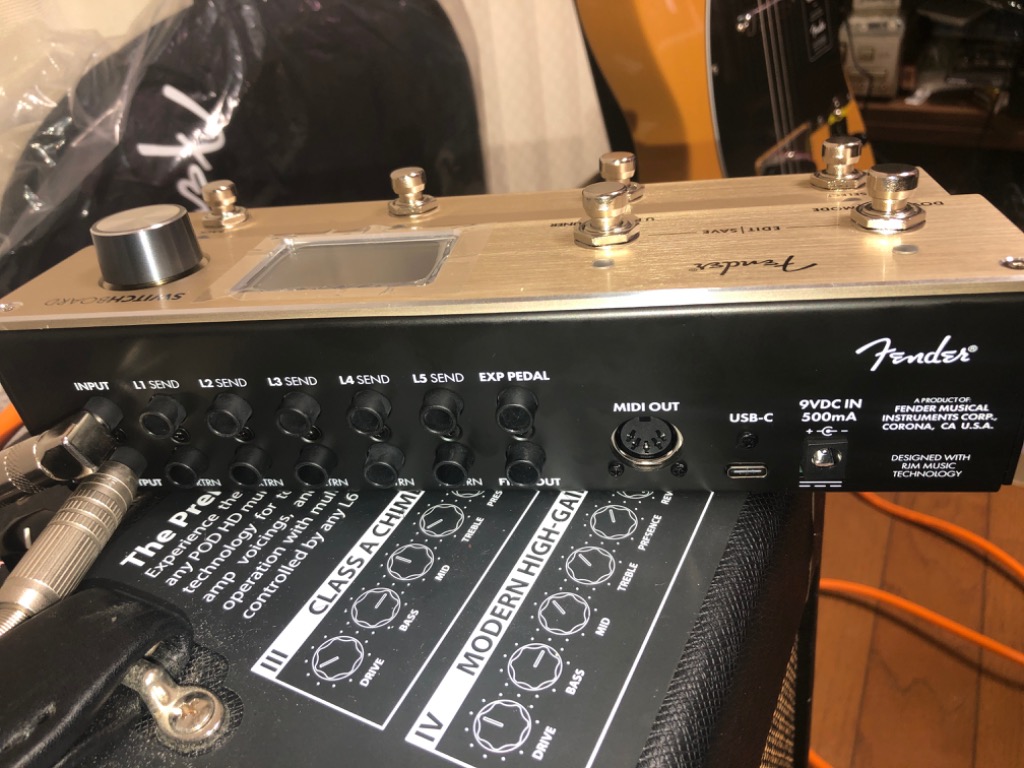 Fender Switchboard エフェクトスイッチャー Fender Switchboard Effects Operator Loop Switcher Pedal