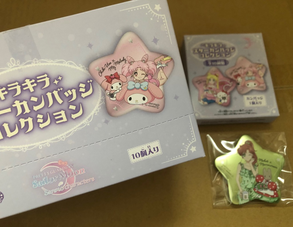 缶バッジ 美少女戦士セーラームーン×サンリオキャラクターズ