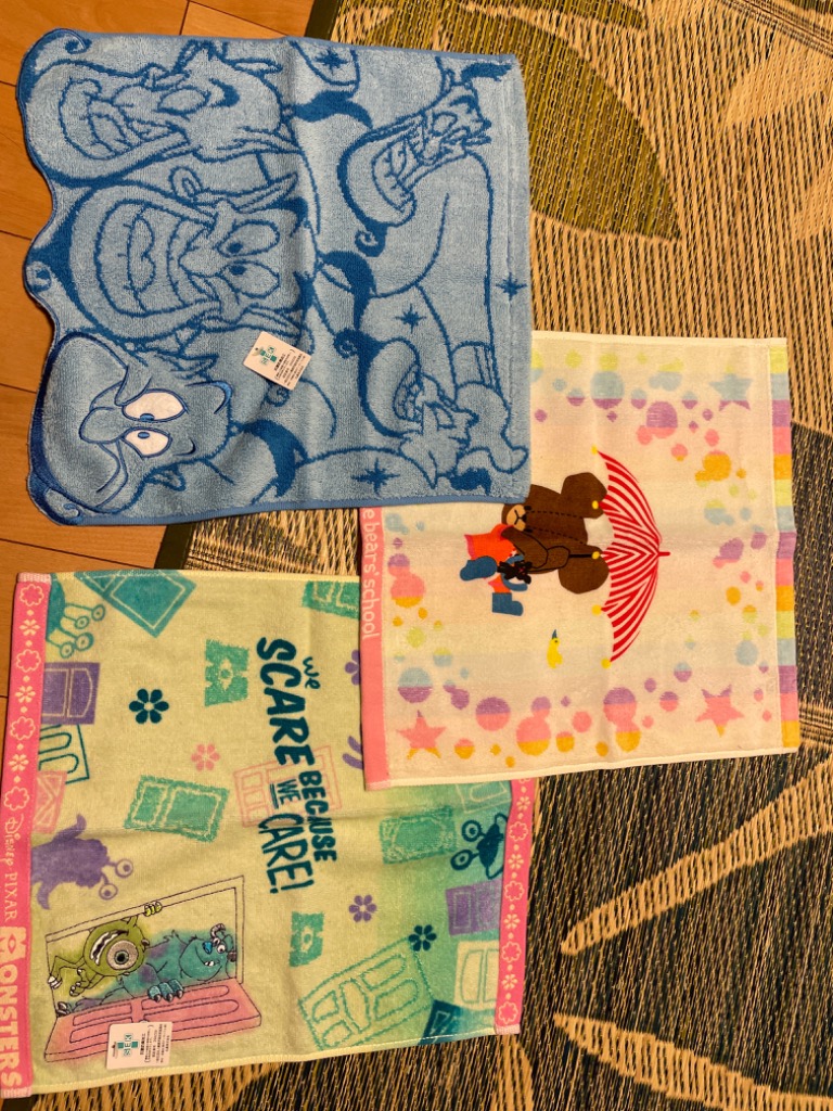 ディズニー　フェイスタオル　ハンドタオル　ダッフィー　モンスターズ・インク ディズニー モンスターズインク キャラクター ハンドタオル 抗菌