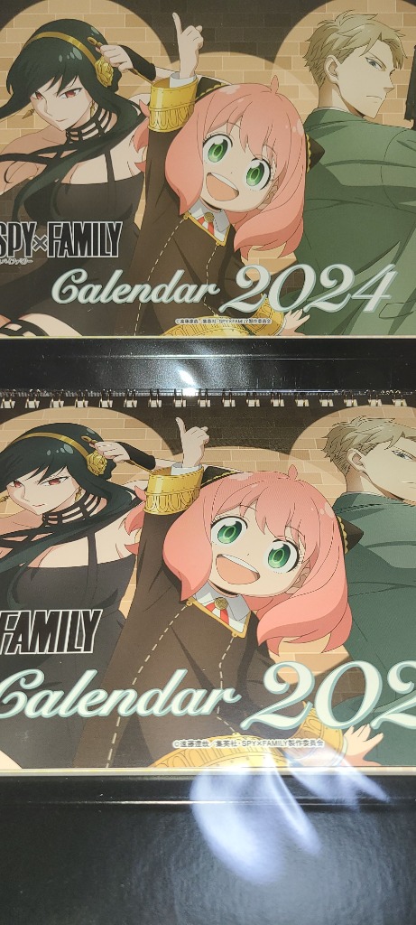 Calendar 2024 SPY×FAMILY