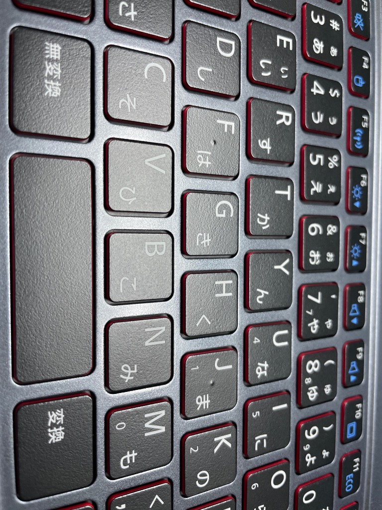 純正新品 富士通 FMV LIFEBOOK U9310/E 日本語キーボード 黒 赤