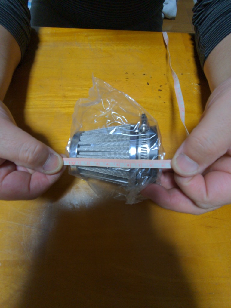 CKカスタム ステンレス ステンメッシュ パワーフィルター エア