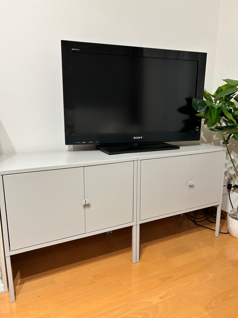 イケア IKEA キャビネット メタル グレー 60x35cm d80328678