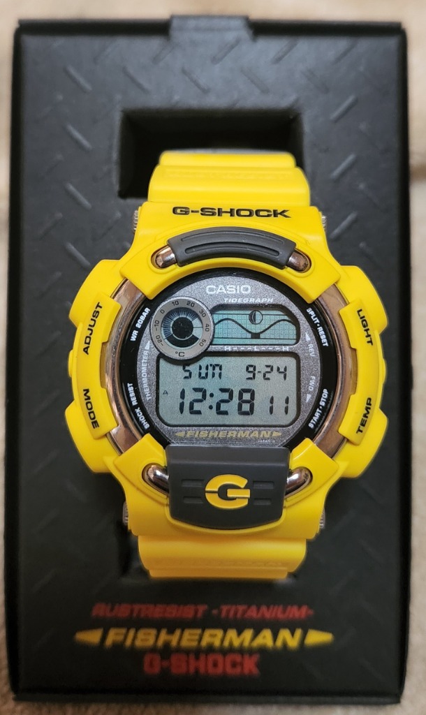 電池切れ CASIO G-SHOCK DW-8600YJ-9T MEN IN YELLOW FISHERMAN フィッシャーマン メンインイエロー  30012388 : 30012388 : クラシック - 通販 - Yahoo!ショッピング