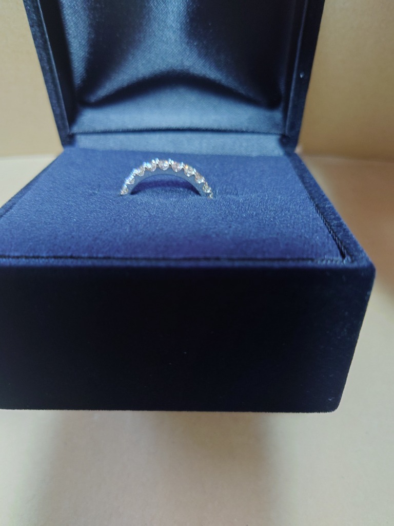 クラシックチェス　ハーフエタニティ　リング　1ct ダイヤモンド　10号 クラシックチェス大人気ハーフエタニティ（CSR0372）💍 選べる地