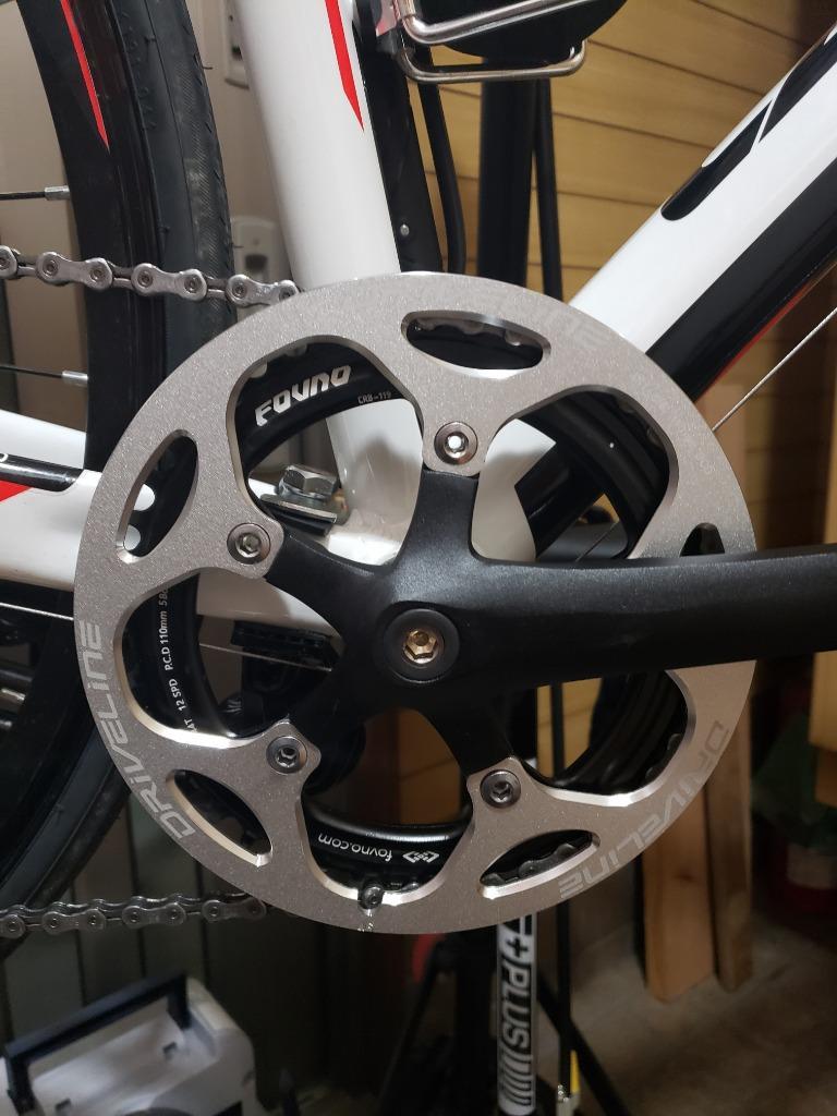 国内発送 Driveline製 50t 110mm バッシュガード 黒 ブラック 在庫限り