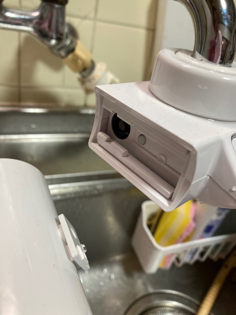 クリンスイ 浄水器 蛇口直結型 CB073W-WT CBシリーズ 小型 浄水