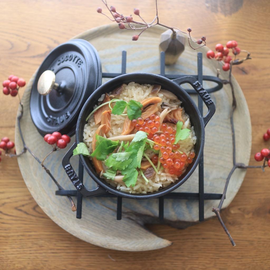 ストウブ staub ピコ ココット ラウンド 12cm 黒 40509-471 日本