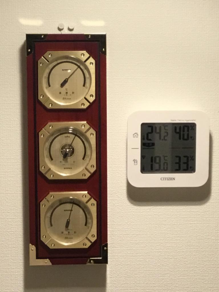 エンペックス気象計 温度湿度計 ウェザーマスター気象計 壁掛け用 日本
