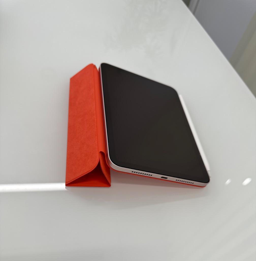 純正　iPad mini 5/4用  スマートカバー　エレクトリックオレンジ iPad mini 5/4用 Smart Cover エレクトリックオレンジ MJM63FE/A