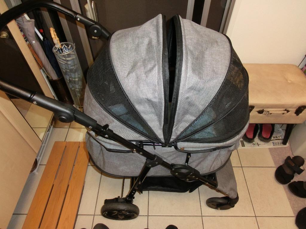 期間限定大幅値引き！耐荷重30kg！ココハート 4輪ペットカート/ペット