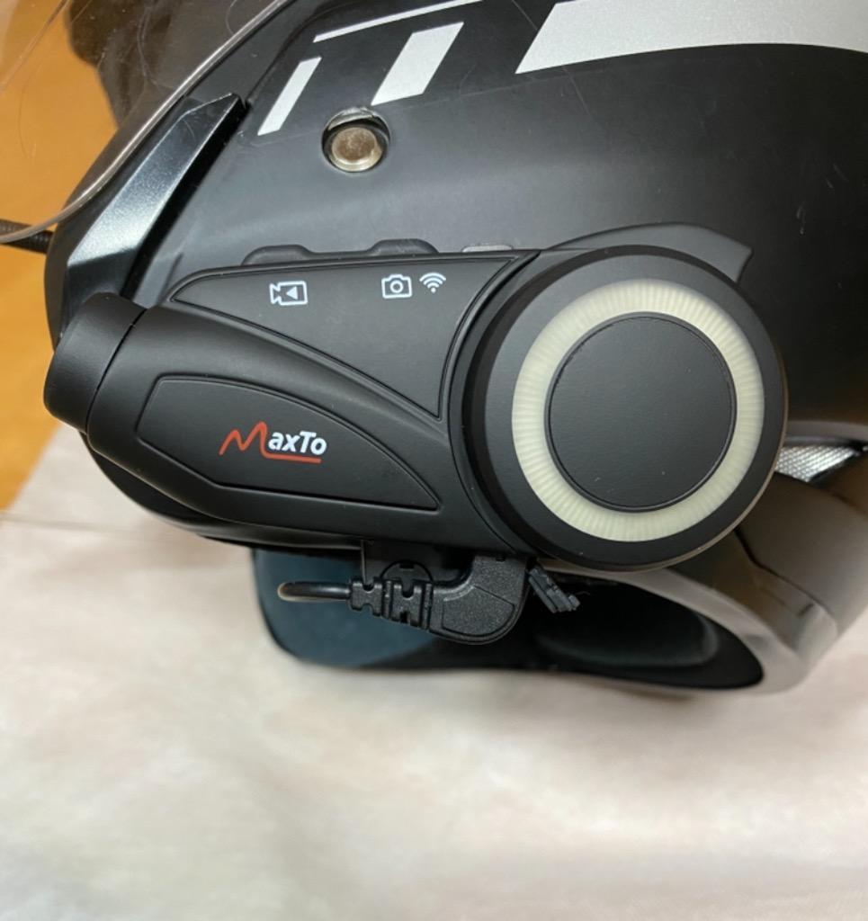 Maxto:ドライブレコーダー付きバイク用インカム  M3 S 14時までのご注文即日発送 （店舗休業日除く）】Maxto:ドライブ