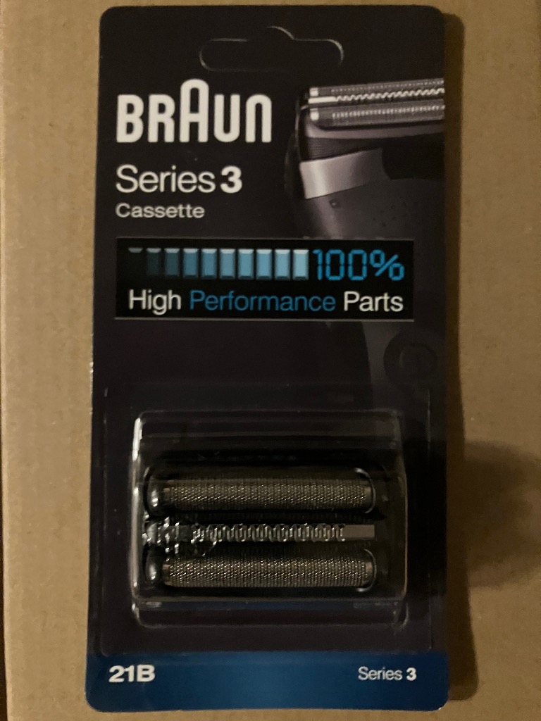 BRAUN Series 3 替え刃 21B Braun21B ブラウン　10個 BRAUN（ブラウン） 替刃 21B 純正品 シリーズ3 ウォーターフレックス