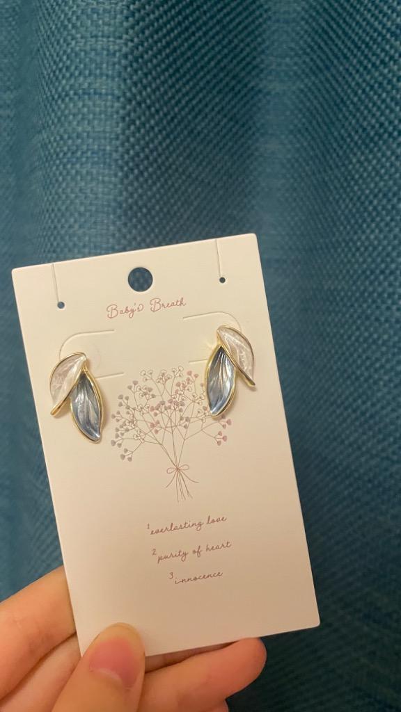 リーフピアス 葉っぱ 花 ボタニカル ナチュラル シルバー925