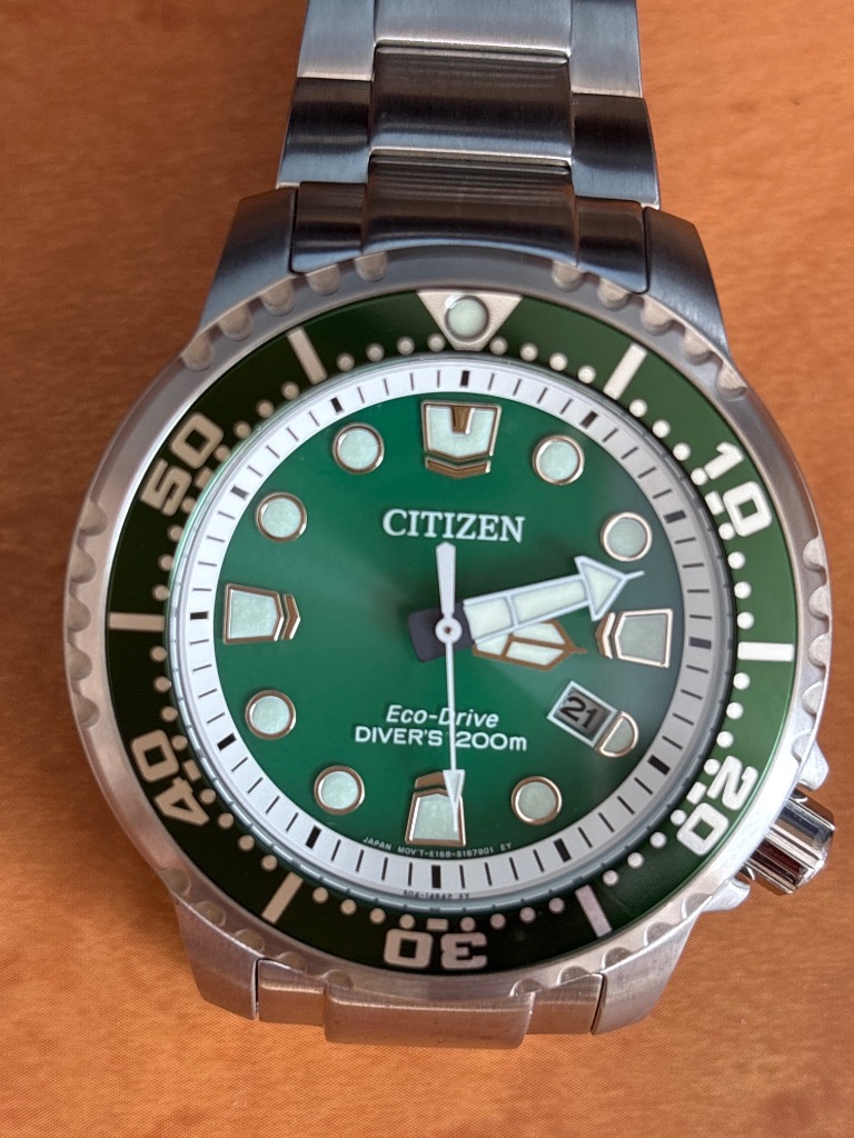新品★シチズンエコドライブ緑海外モデル2年保証付きダイバーズウォッチ PROMASTER CITIZEN シチズン プロマスター BN0158-85X グリーン