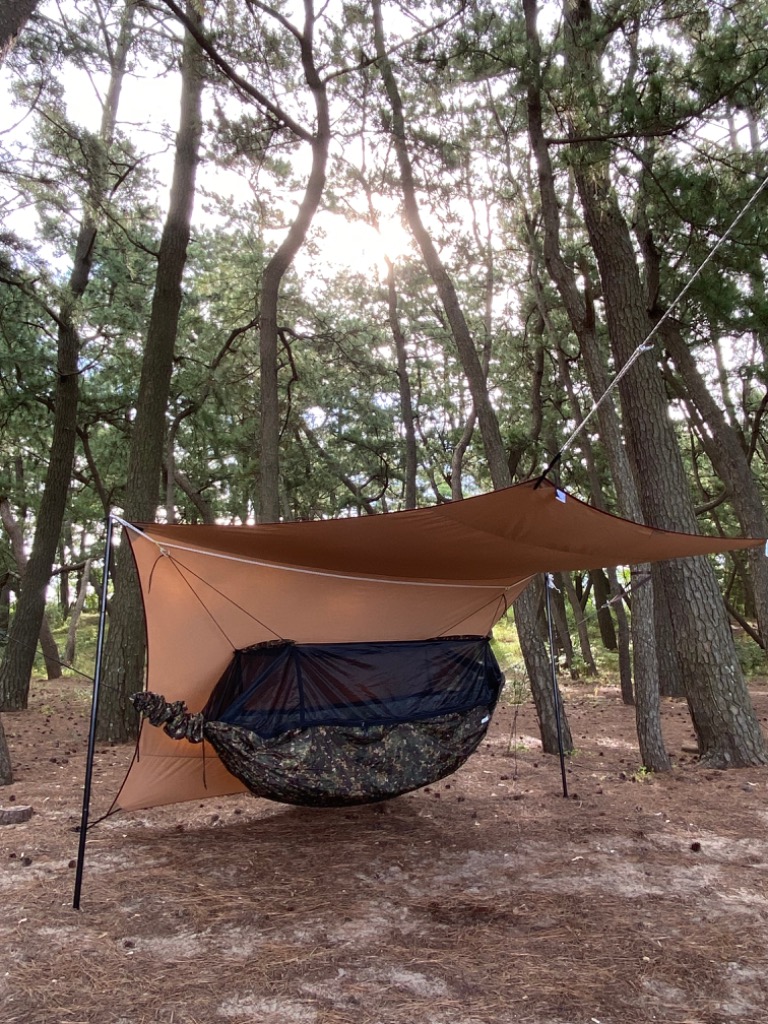 ライトキューブ DD Frontline Hammock 2.7m×1.4m MC 迷彩 マルチカム