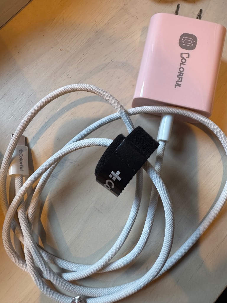 COLORFUL iphone 16 16e 充電器 ケーブルセット type-c 充電器 pd充電