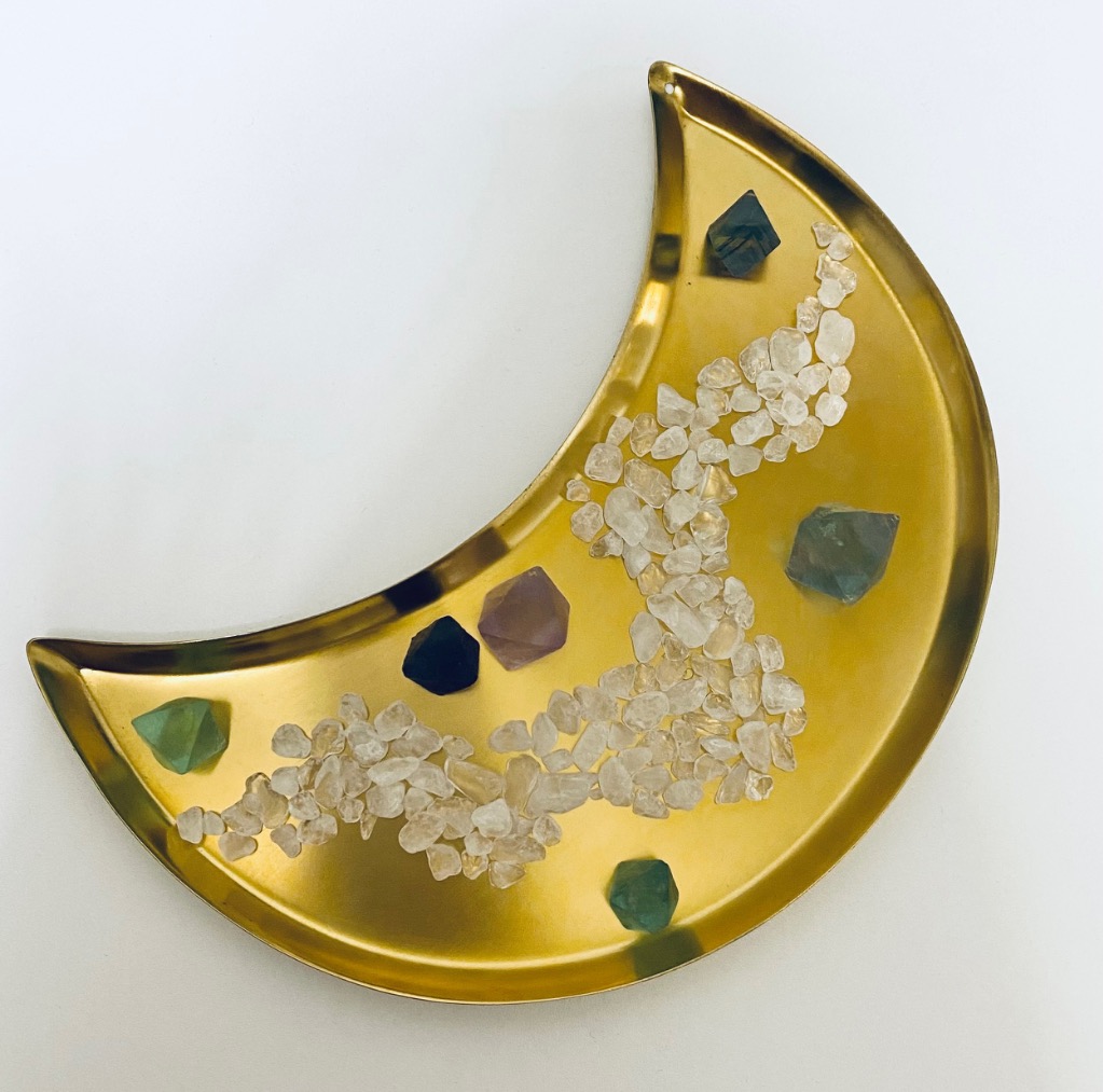 わくわくのサイズMIX 4A つやつや フローライト 8面体結晶 MIXカラー