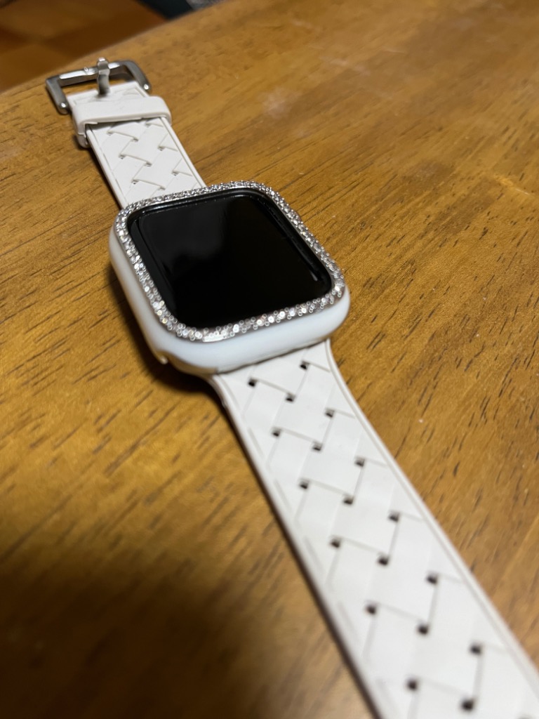 Apple Watch Series 8 7 6 SE フレーム のみ アップル ウォッチ ケース レディース キラキラ カバー 45mm 41mm  40mm 44mm 42mm 38mm 耐衝撃 保護