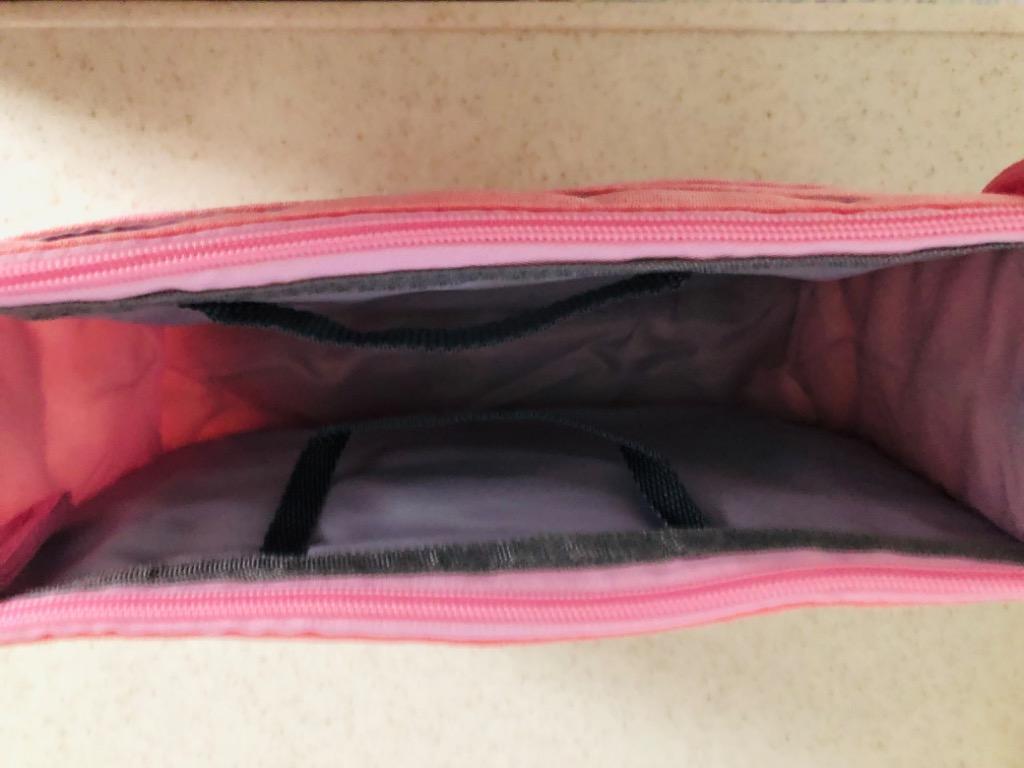 バッグインバッグ フェルト インナー バッグ すっきり収納 ピンク Mサイズ