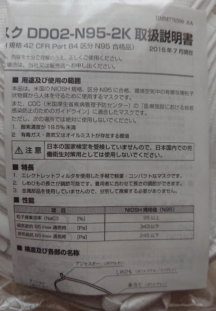 半額 DD02-N95-2K シゲマツ 146-3269 １０個 Ｎ９５マスク ＤＤ０２−Ｎ９５−２Ｋ