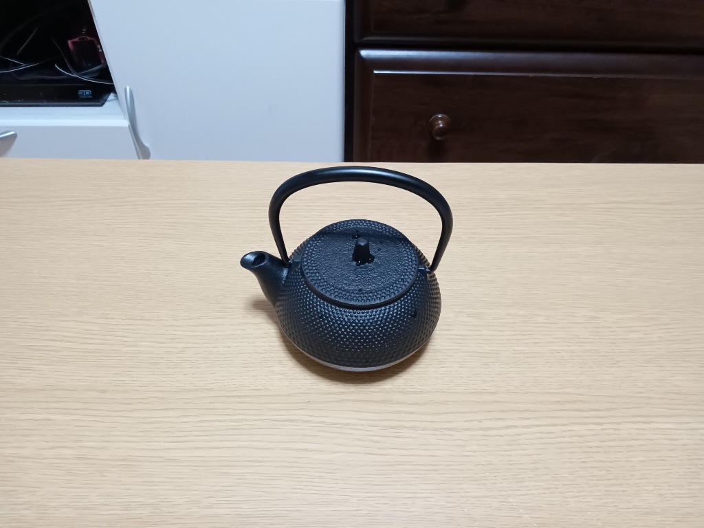 岩鋳 鉄瓶兼用急須 3型アラレ 茶こし付き 南部鉄器 鉄瓶 急須