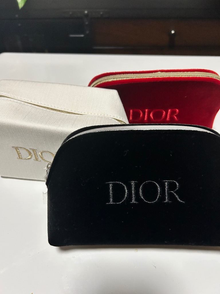 新品未使用ポーチ付！ディオール ボディソープ Christian Dior クリスチャンディオール コスメポーチ ワイド