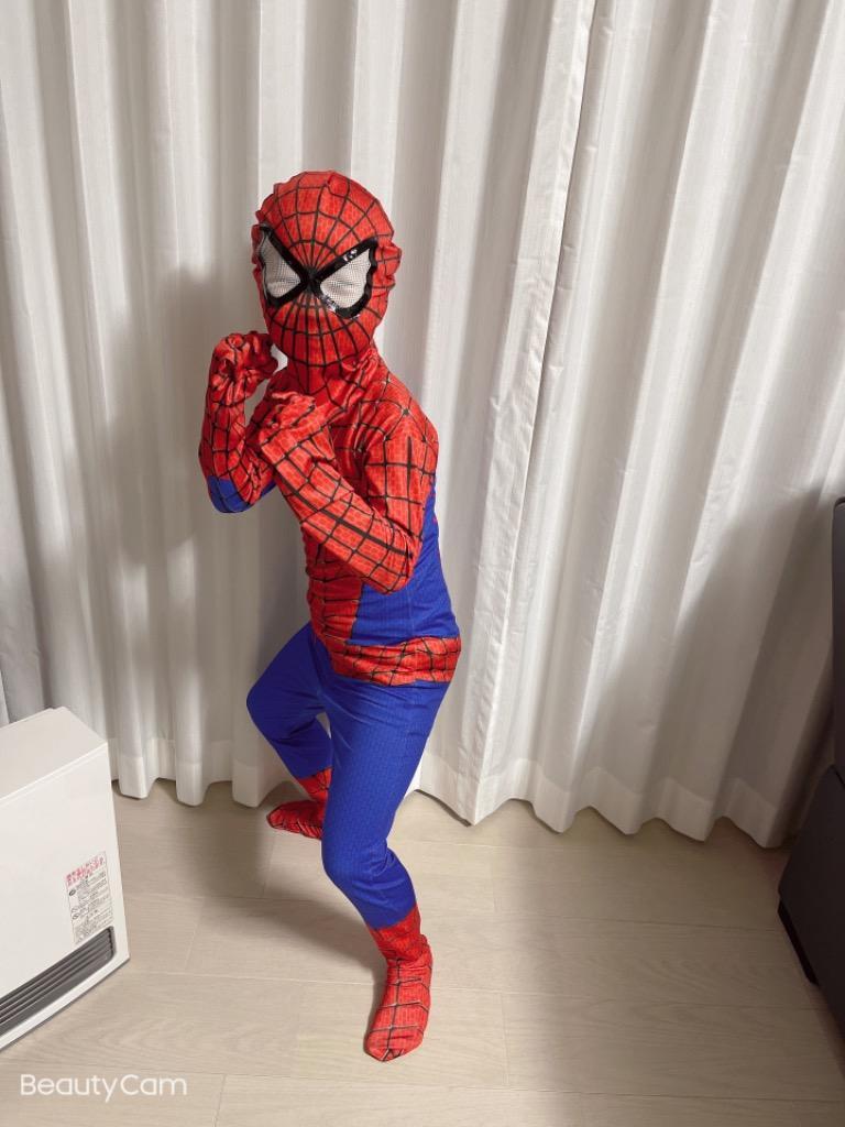 スパイダーマン コスプレ キッズ 子供 赤ー青色 全身タイツ 柔らかい 弾力と伸縮性あり コスプレ衣装 コスチューム イベント 変身 変装 仮装  パーティー :ET101901:コス屋 - 通販 - Yahoo!ショッピング