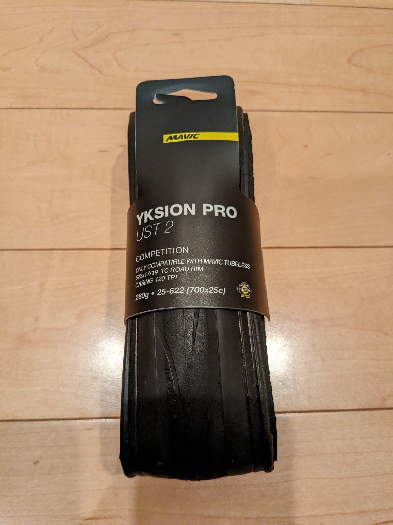 国内正規品】MAVIC YKSION PRO UST II TLR TYER 700x25c