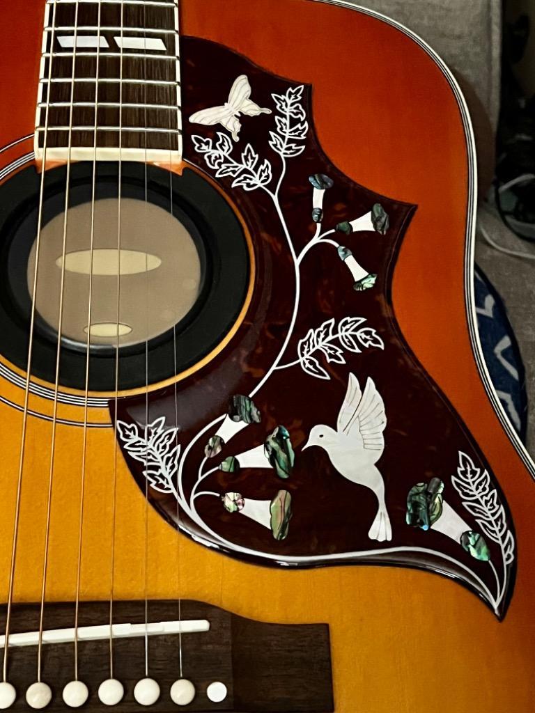 Mayfair ギター DOVEハミングバードタイプピックガード装備 Gibson ハミングバードタイプピックガード 柄が消えることは