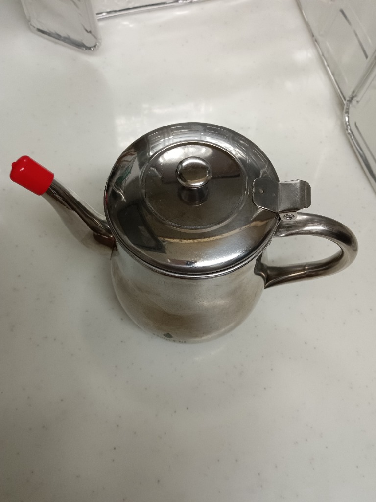 オイルポット 650ml フィルター ステンレス 取扱説明書付き Drip オイルポット 650ml フィルター ステンレス 取扱説明書付き Drip