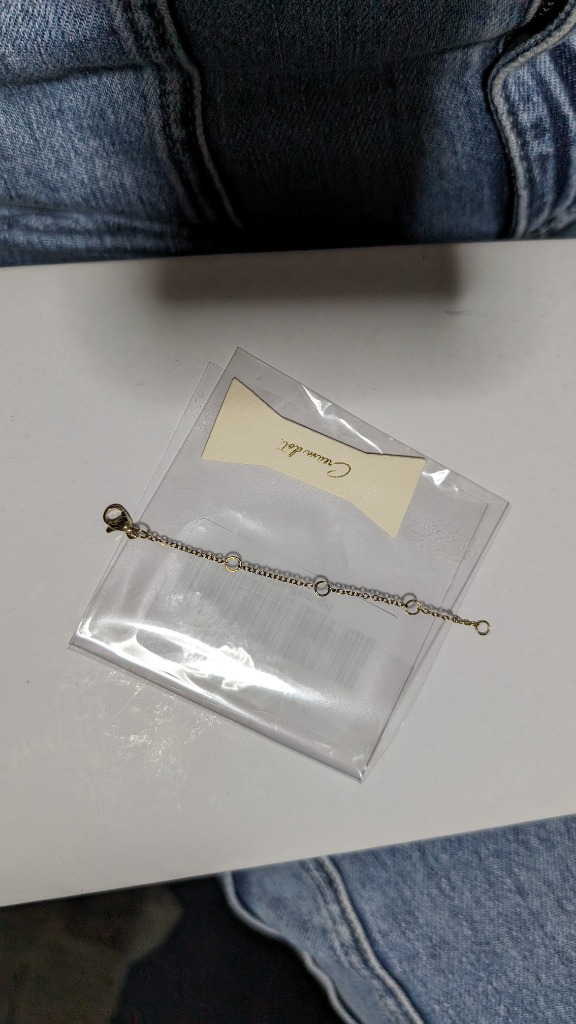 Cream dot. ステンレス製 4サイズ ネックレス アジャスター